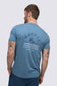 Macpac Men's Alps Fairtrade Organic Cotton Short Sleeve T-Shirt, Captains Blue, hi-res