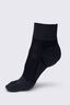 Macpac Trail Quarter Toe Sock, Black, hi-res