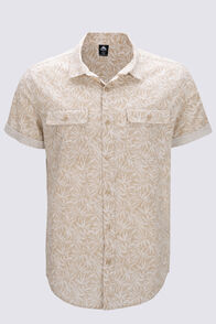 Macpac Men's Laid Back Shirt, Bamboo Leaf Print, hi-res