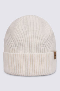 Macpac Brooklyn Merino Wool Beanie, Tofu, hi-res