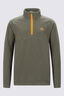 Macpac Kids' Ruru Fleece Pullover, Four Leaf Clover, hi-res
