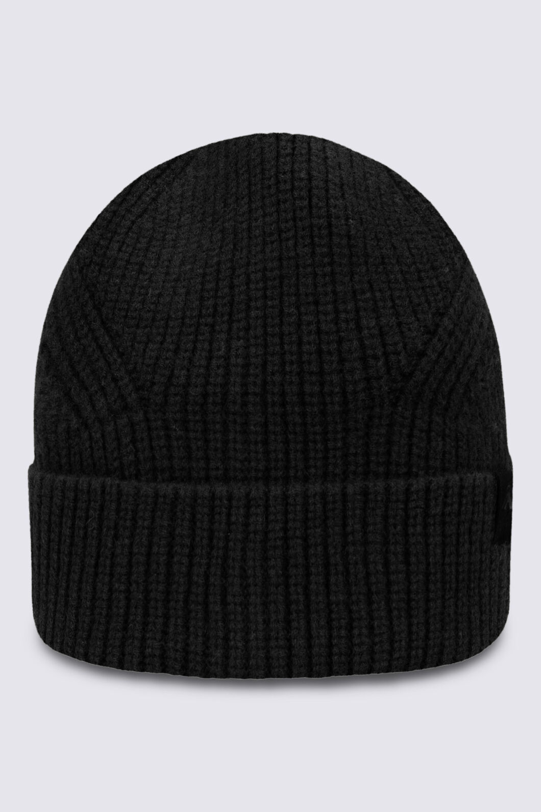Macpac Brooklyn Merino Wool Beanie, Black, hi-res