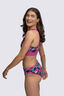 Macpac Women's Reversible Bikini Bottoms, Rose Violet/Shatter Print, hi-res