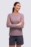 Macpac Women's brrr&deg; Long Sleeve T-Shirt, Moonscape Marle, hi-res