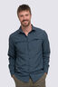 Macpac Men's Westport Long Sleeve Shirt, Midnight Navy, hi-res
