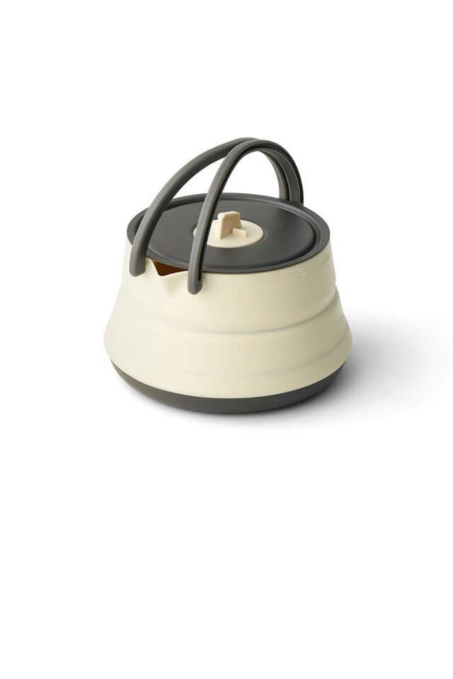 Sea to Summit Frontier Ultralight Collapsible Kettle — 1.3L, Bone White, view 1