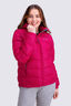 Macpac Women's Halo Hooded Down Jacket ♺, Cerise, hi-res