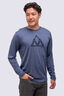 Macpac Men's 180 Merino T-Shirt, Vintage Indigo, hi-res