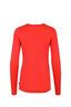 Macpac Women's 220 Merino Long Sleeve Top, Mandarin Red, hi-res