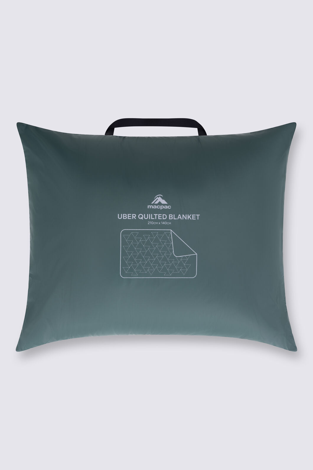 Macpac Uber Synthetic Quilt, Forest Green/Orange, hi-res
