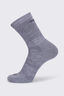Macpac Footprint Sock, Grey Marle, hi-res
