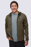 Macpac Men's Craigieburn Hooded Merino Blend Jacket, Tarmac Marle, hi-res