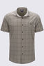 Macpac Men's Eclipse Short Sleeve Shirt, Dusky Green Check, hi-res