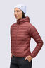 Macpac Women's Uber Light Hooded Down Jacket ♺, Hot Chocolate, hi-res