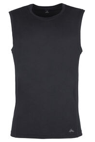 150 Merino Singlet - Men's, Black, hi-res