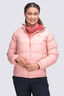 Macpac Women's Halo Hooded Down Jacket ♺, Coral Almond, hi-res