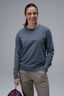 Macpac Women&rsquo;s 280 Merino Long Sleeve Crew, Stormy Weather Marle, hi-res