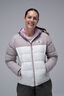 Macpac Women's Halo Hooded Down Jacket ♺, Etherea/Tofu, hi-res
