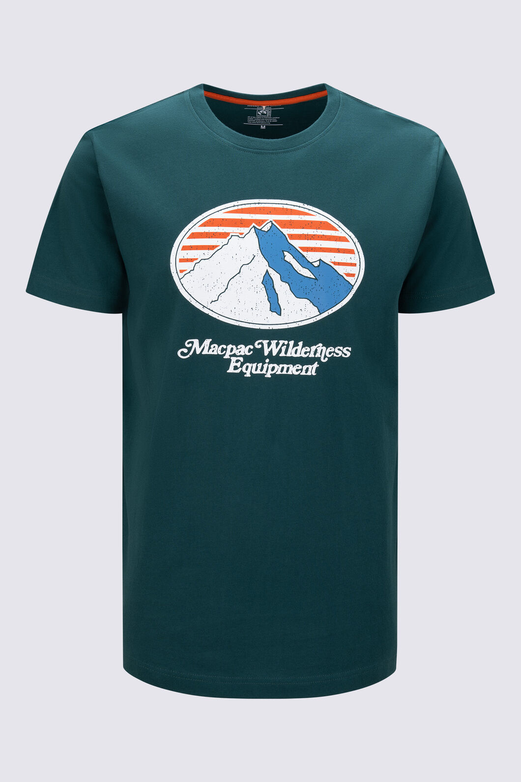 Macpac Men&rsquo;s Wilderness Equipment T-Shirt, Forest Biome, hi-res
