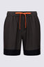 Macpac Men's Brighton 6" Boardshorts, Black/Grape Leaf, hi-res