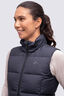 Macpac Women's Aurora Hooded Down Vest, Black, hi-res