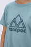 Macpac Women's Vintage Boxy T-Shirt, Mineral Blue, hi-res