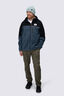 Macpac Men's Heritage Windproof Fleece Jacket, Black/Midnight Navy, hi-res