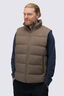 Macpac Men's Narvi Down Vest, Stone Grey, hi-res