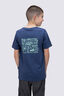 Macpac Kids' Whimsical Journey Fairtrade Organic Short Sleeve T-Shirt, Oceana, hi-res
