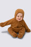 Macpac Baby Acorn Fleece Onesie, Golden Brown, hi-res