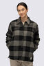 Macpac Women's Alma Fleece Lined Shirt, Agave Check, hi-res