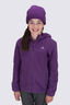 Macpac Kids' Mini Mountain Fleece Hoodie, Plum, hi-res