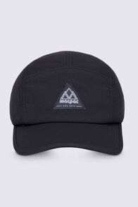 Macpac Fleece Lined Panel Cap, Black, hi-res