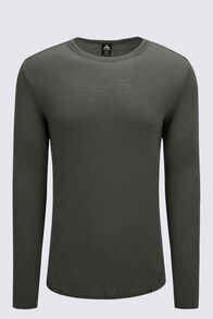 Macpac Men's 220 Merino Long Sleeve Top, Kambaba, hi-res