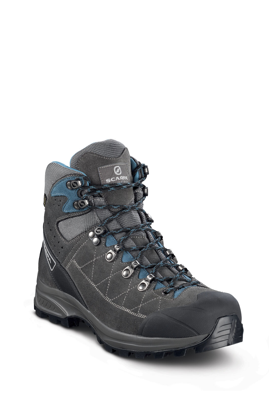 Scarpa Men's Kailash Trek GTX Hiking Boots, Shark/Gray/Lake Blue, hi-res