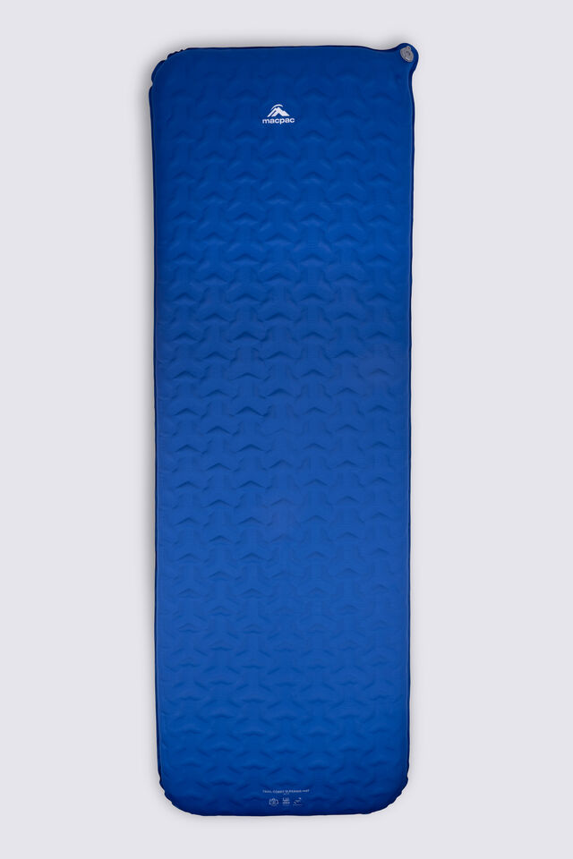Macpac Trail CoreX Self-Inflating Sleep Mat 6cm - Rectangular, Blue