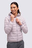 Macpac Women's Uber Light Hooded Down Jacket ♺, Raindrops, hi-res