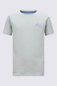 Macpac Kids&rsquo; Summer Mountain T-Shirt, Surf Spray, hi-res