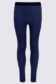 Macpac Kids' 220 Merino Long Johns, Navy, hi-res