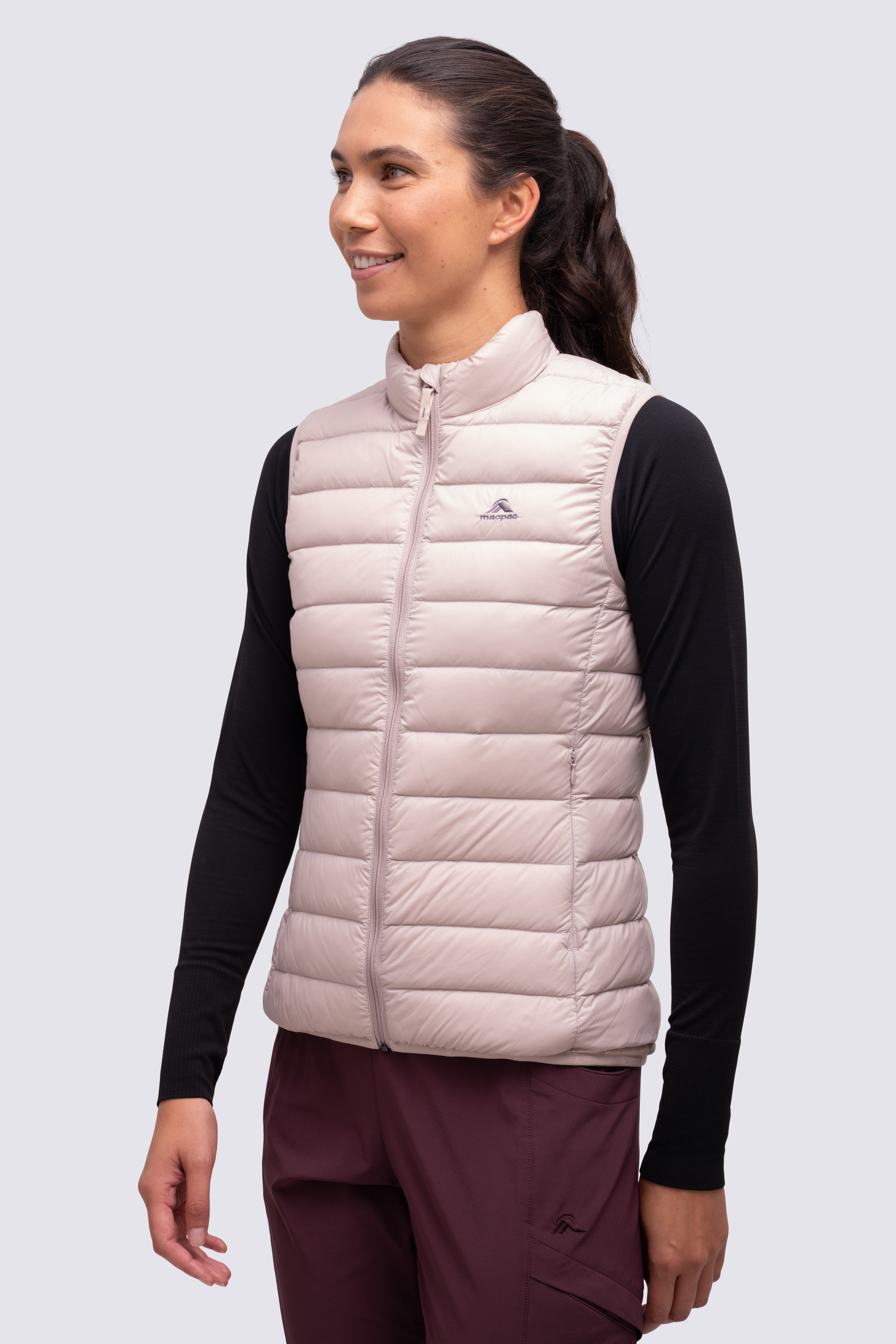 ジャケット・アウター argue FOODIE OVER DOWN VEST/WARM MILK WENKOMG1 Winter Puffer Vest for Men, Lightweight Packable