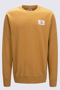 Macpac Men's Fairtrade Organic Cotton Crew, Maple, hi-res