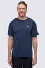 Macpac Men's Limitless Repreve&reg;  Short Sleeve T-Shirt, Navy, hi-res