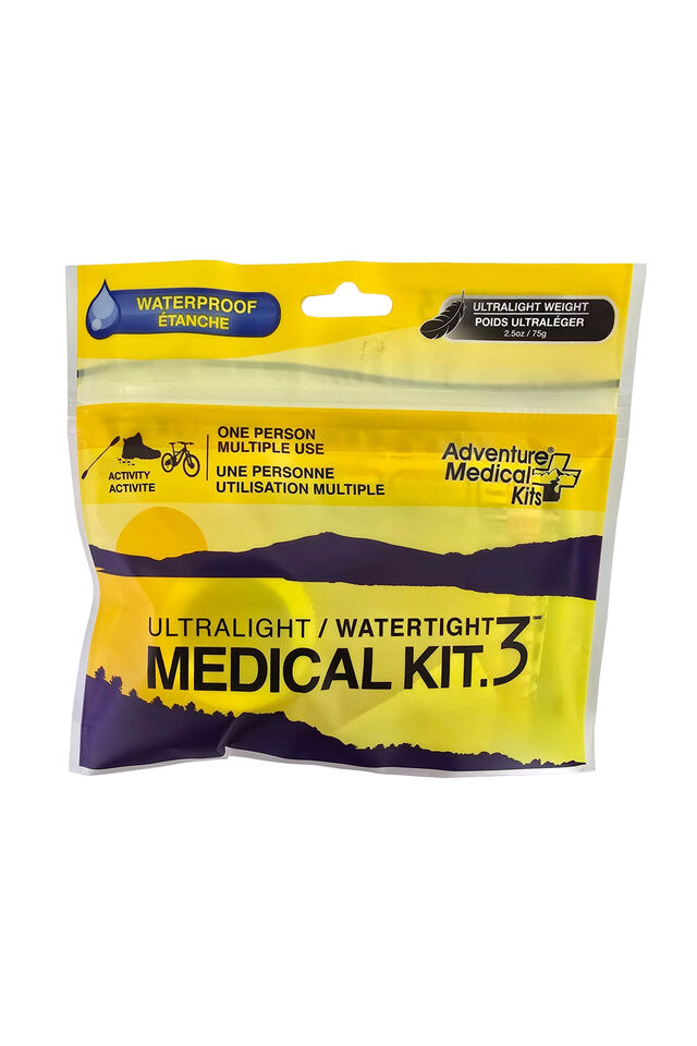 Adventure Medical Kits AMK Ultralight Watertight .3 First Aid Kit 2.0, Yellow, view 1