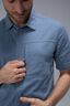 Macpac Men&rsquo;s Vale Short-Sleeve Shirt, Captains Blue, hi-res