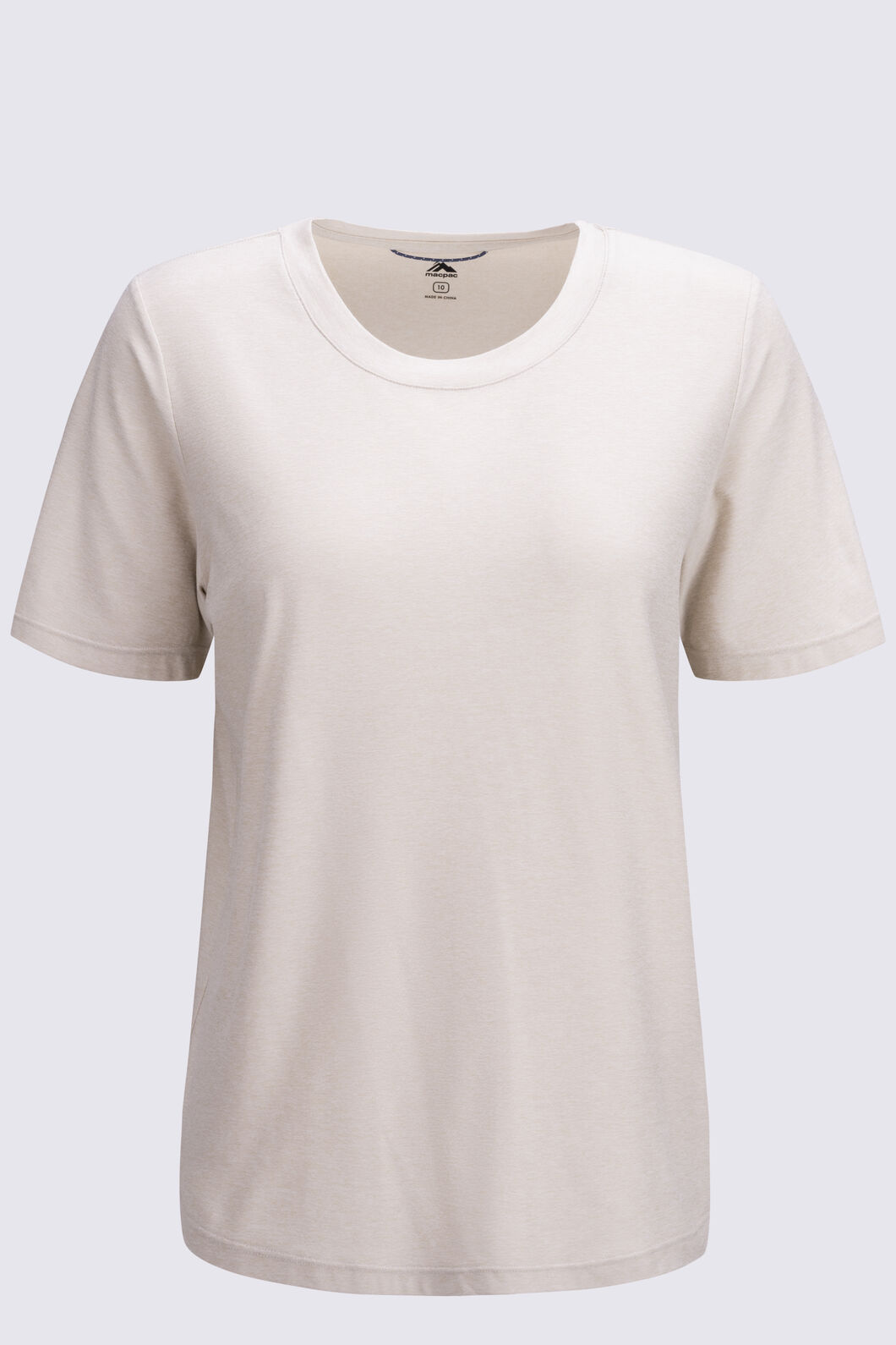 Macpac Women's Riley T-Shirt, Moonbeam, hi-res