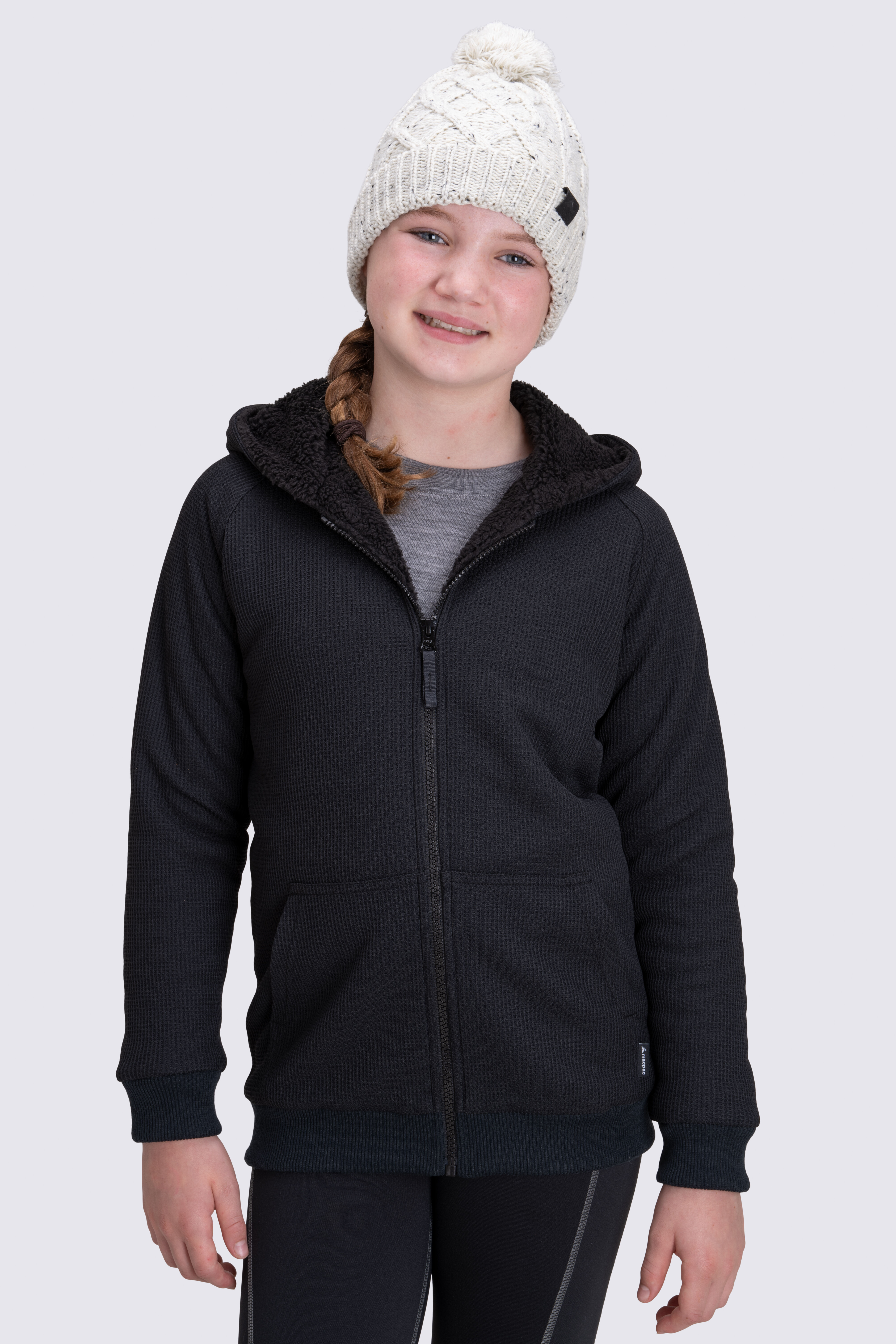 Macpac waffle sherpa 2025 hoody