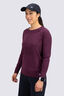 Macpac Women's Limitless Long Sleeve T-Shirt, Mauve Wine, hi-res