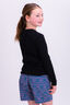 Macpac Kids' Winger Shorts, Blue Mirage/Pink Flambe Print, hi-res