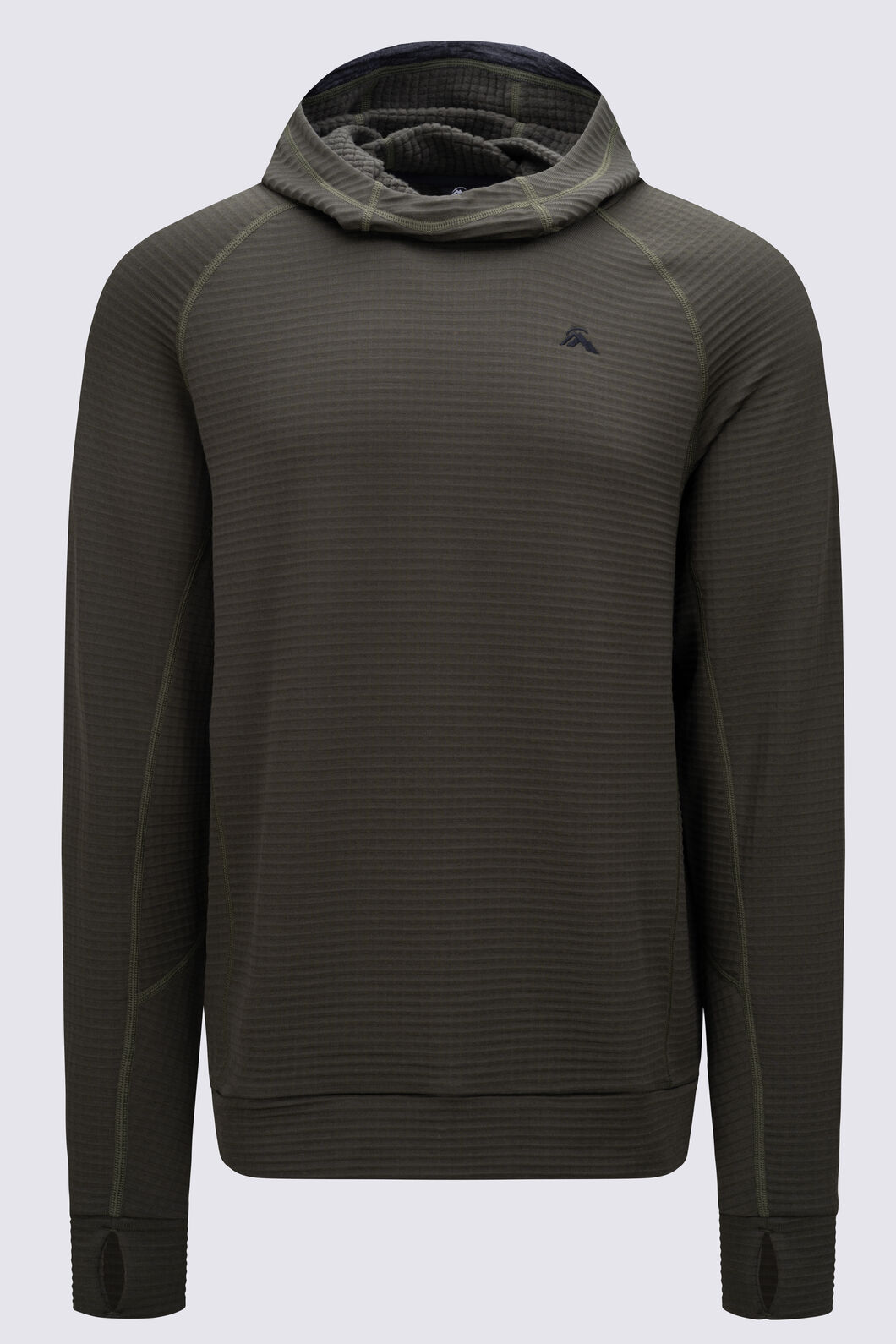 Macpac Men's Tolson Merino Hoodie, Forest Night, hi-res