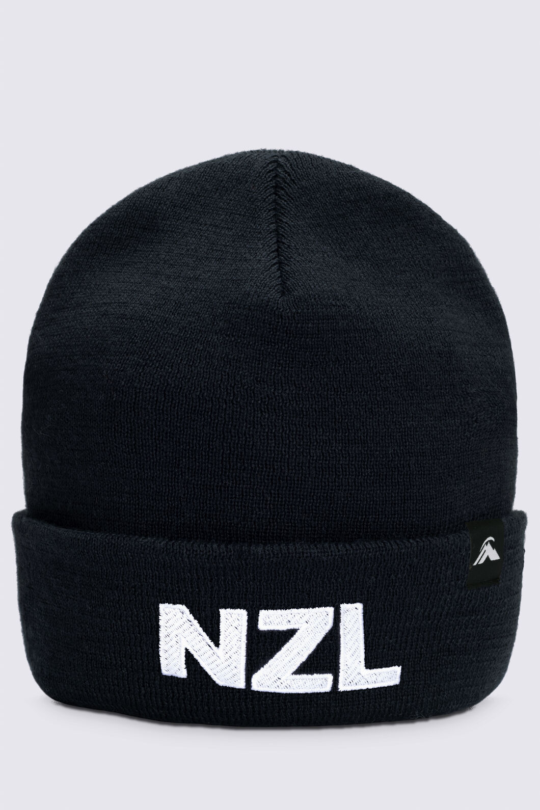 Macpac Paralympics Baseline Merino Blend Beanie, Ebony, hi-res